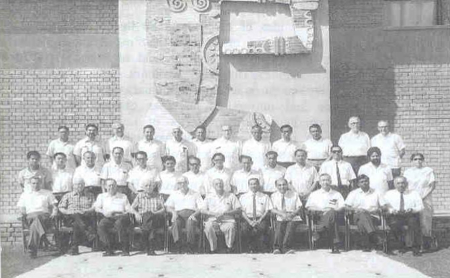 Sitting- Left to Right: George Axinn, Ira L. Baldwin, J.A. Rigney, F.W. Parker, Ralf W. Cummings, M.S. Randhawa, M.C. Chakrabandhu, S. Vodjdani, Yuen-liang Ku, K.P.A. Menon, K.C. Naik. Standing-1st Row-Left to Right: Domingo Panganiban, Hyu Koo Phyo, Thumnong Singalvanich, Mien-Num Sung, Suraphol Sanguansri, Pavin Punsri, Sjahrial B. Wahab, Fernando Bernardo, Jannes Hutasoit, Netra Bahadura, Basnyat, Harjono Samangoen, R.P. Utojo, Sukhdev Singh, Dantyagi. Standing 2nd- Row-Left to Right: J.C. Bakshi, Edward Nicholson, Don Kimmel, Joseph Madamba, H.R. Kalia, R.D. Joshi, C.A.  Lamb, N.K. Anant Rao, Rashdan bin Haji Baba, O.P. Gautam, Ervin Petersen, R.H. Pollock.